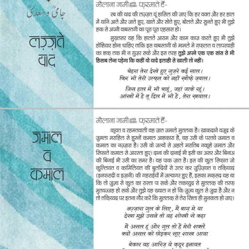 लज़्ज़ते याद 3 jami quotes